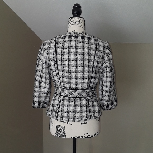 🥳HP🥳 Anthropologie Elevenses Tweed Jacket - Picture 6 of 15